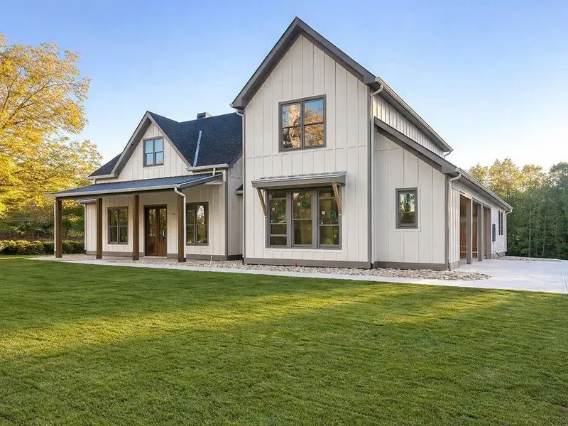 Front exterior of a new home in , Canton, GA, highlighting curb appeal (Image 28).