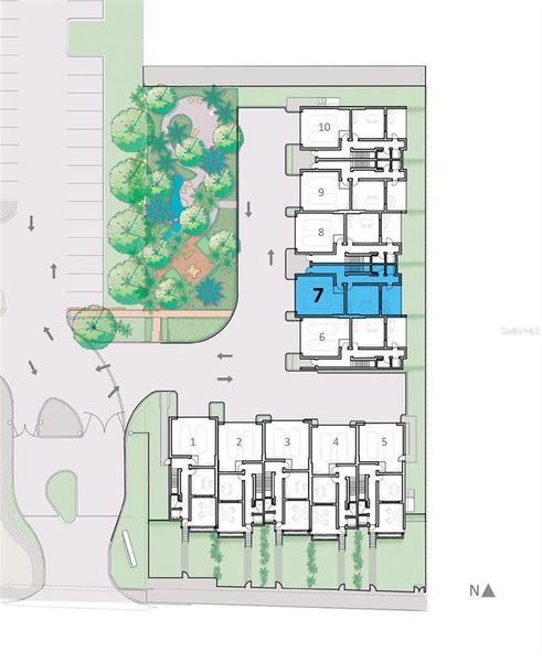 2D floor plan layout of this home in , Clearwater, FL (Image 4).