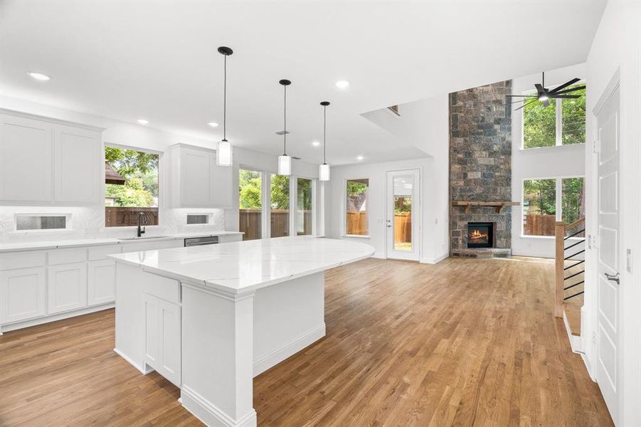 Furnished interior view inside a new home in , Fort Worth (Image 7). Furnished interior view inside a new home in , Fort Worth (Image 7).