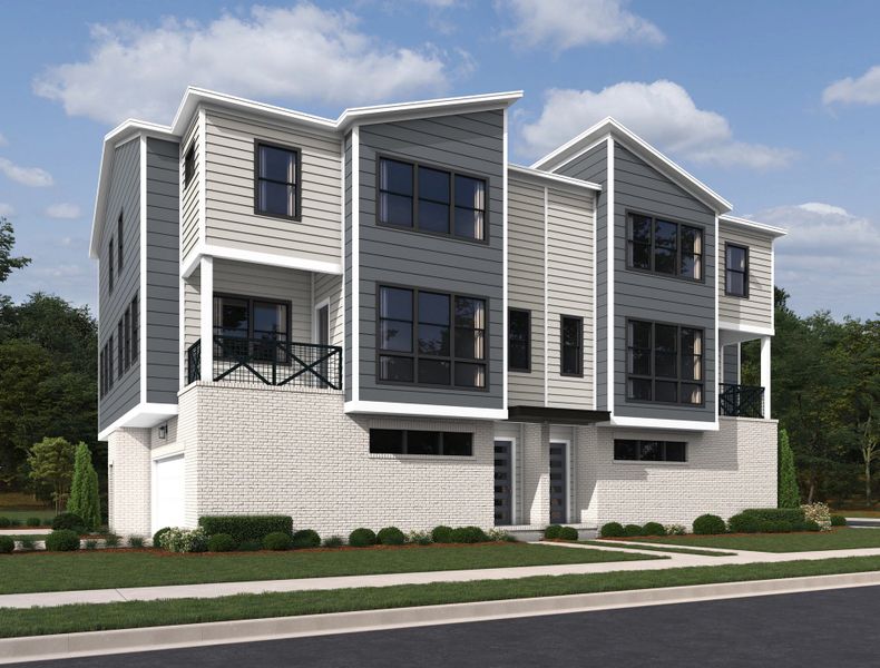 Representative exterior photo of a completed home built from the Camden by Ashton Woods in Enclave at Legacy Pointe, Spring Hill, TN (Image 3). Representative exterior photo of a completed home built from the Camden by Ashton Woods in Enclave at Legacy Pointe, Spring Hill, TN (Image 3).