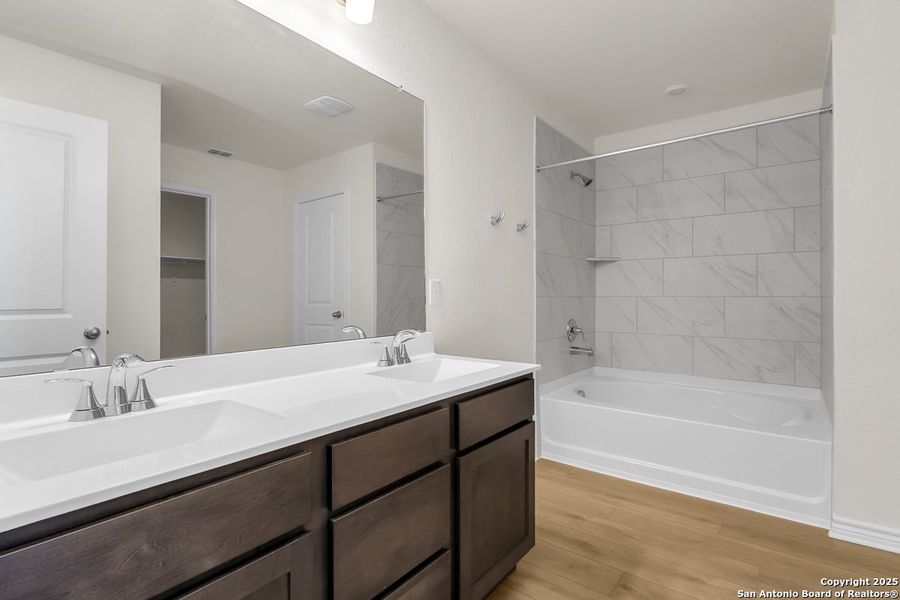 Furnished interior view inside a new home in Medina Crossing, Von Ormy (Image 5).