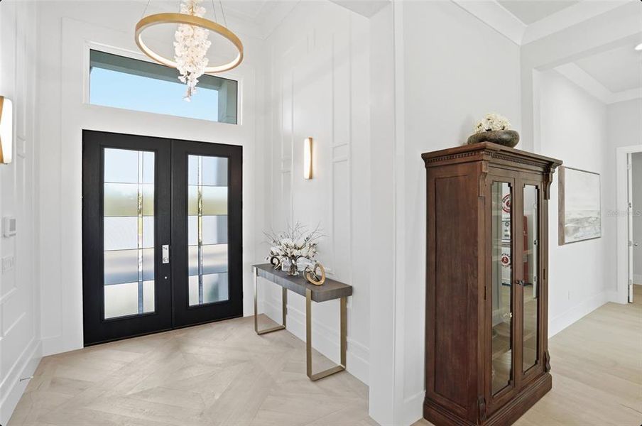 Furnished interior view inside a new home in , Parrish (Image 50).