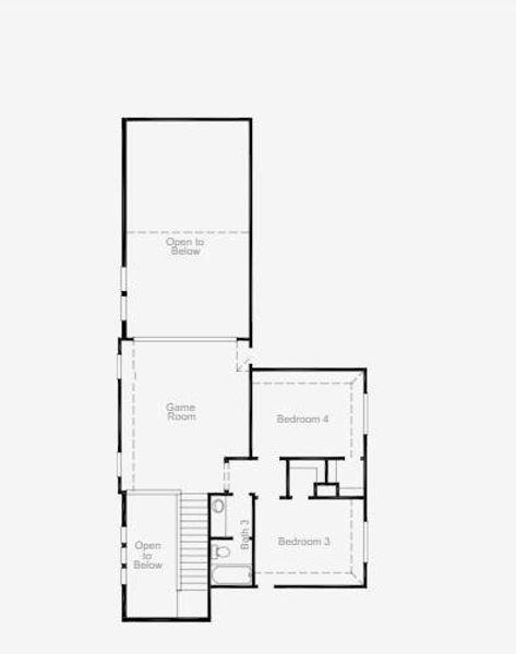 2D floor plan layout of this home in , Richmond, TX (Image 3).