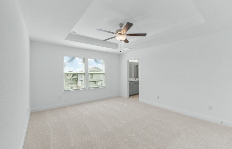 Spacious, unfurnished interior of a new home in Patterson Ranch, Georgetown (Image 31). Spacious, unfurnished interior of a new home in Patterson Ranch, Georgetown (Image 31).