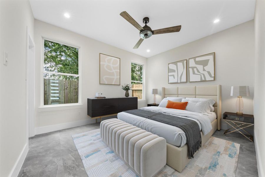 Furnished interior view inside a new home in , Houston (Image 14). Furnished interior view inside a new home in , Houston (Image 14).