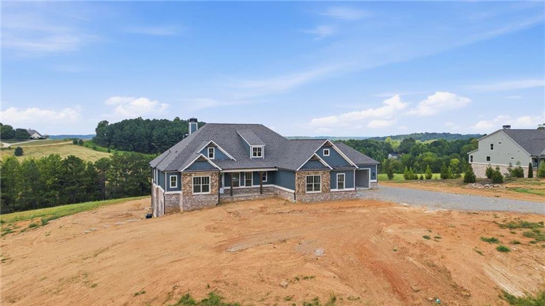 In-progress construction of a new home in , Gainesville, GA (Image 55).