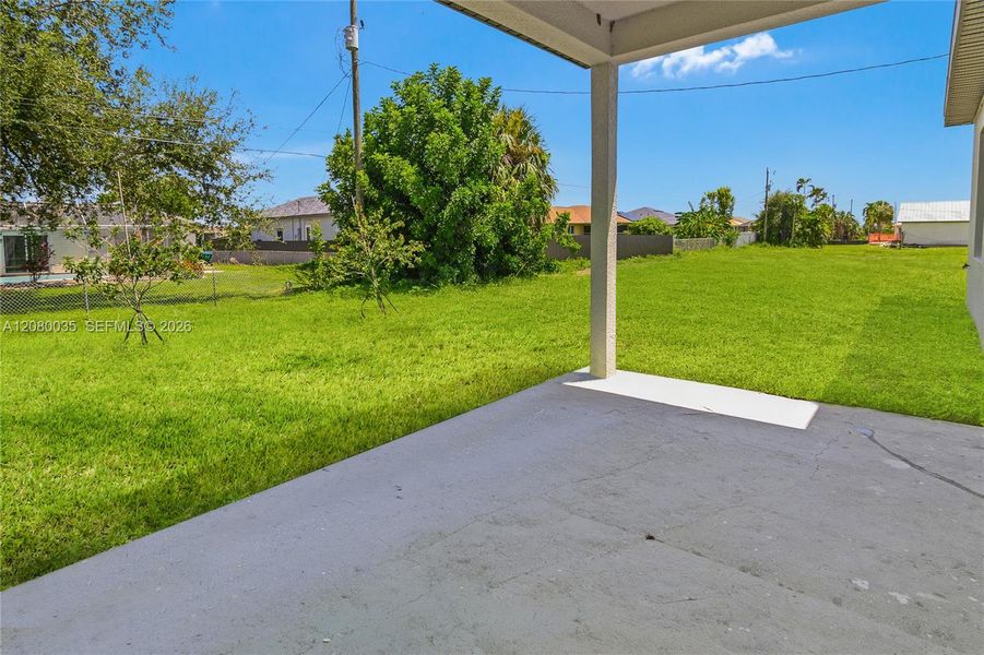 Exterior details and patio area of a home in , Cape Coral (Image 3). Exterior details and patio area of a home in , Cape Coral (Image 3).