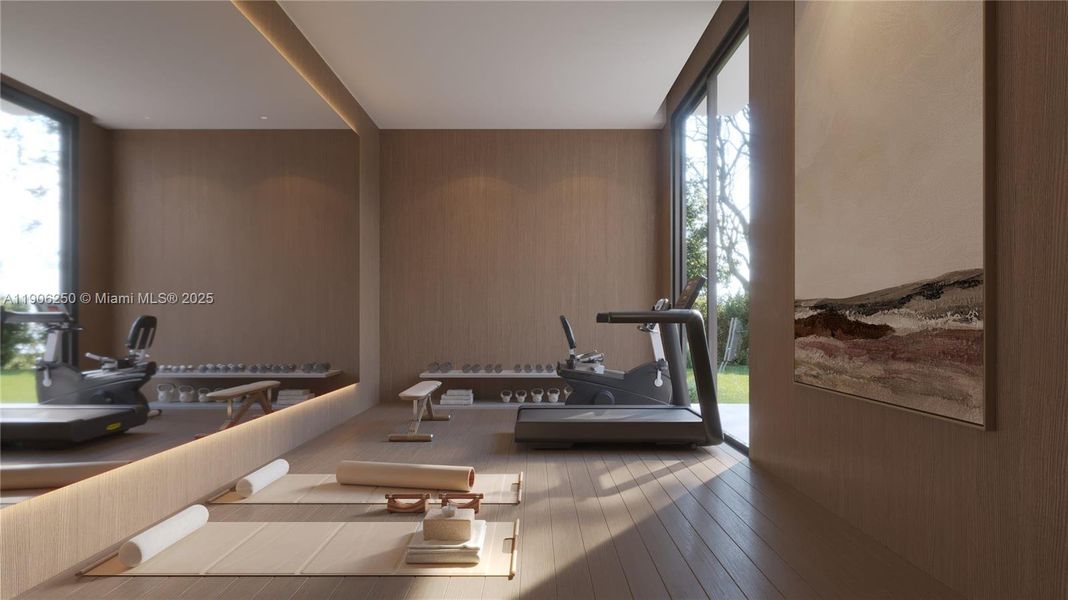 Furnished interior view inside a new home in , Pinecrest (Image 11).