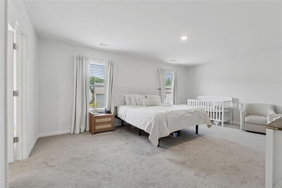 Furnished interior view inside a new home in Etowah Preserve, Dawsonville (Image 10).