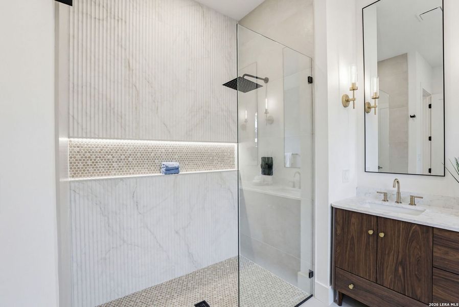 Furnished interior view inside a new home in , Boerne (Image 7).