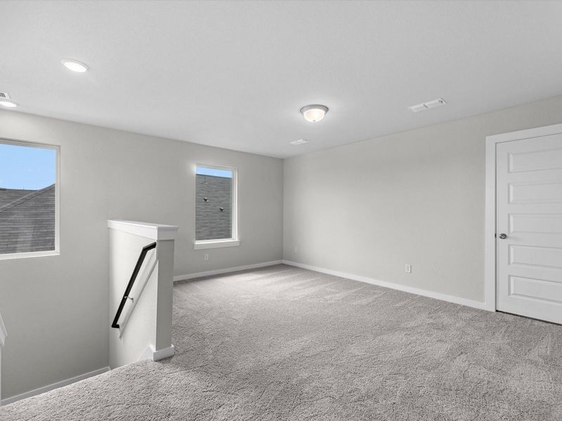 Spacious, unfurnished interior of a new home in Mason Woods, Cypress (Image 20). Spacious, unfurnished interior of a new home in Mason Woods, Cypress (Image 20).