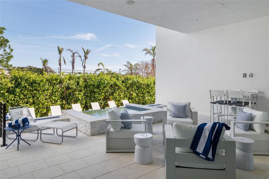 Exterior details and patio area of a home in , Sarasota (Image 3).