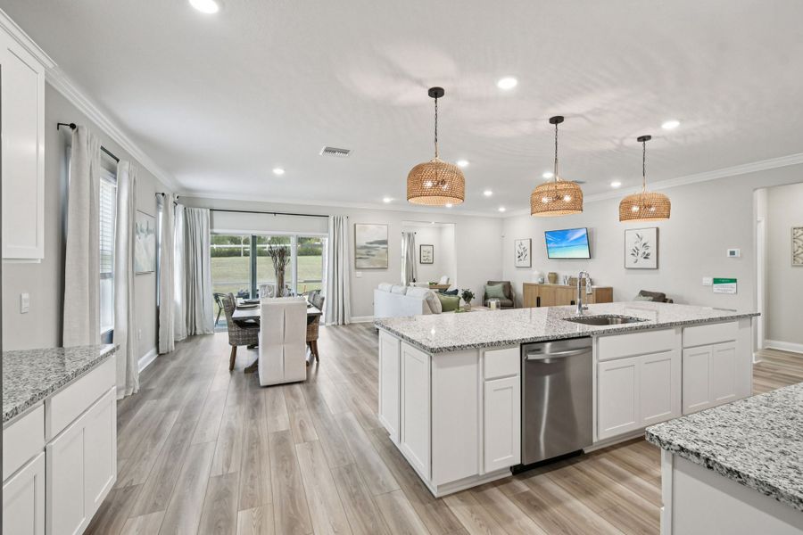 Representative furnished interior of a home built from the Drexel by Maronda Homes in Coastal Communities, Edgewater (Image 8).