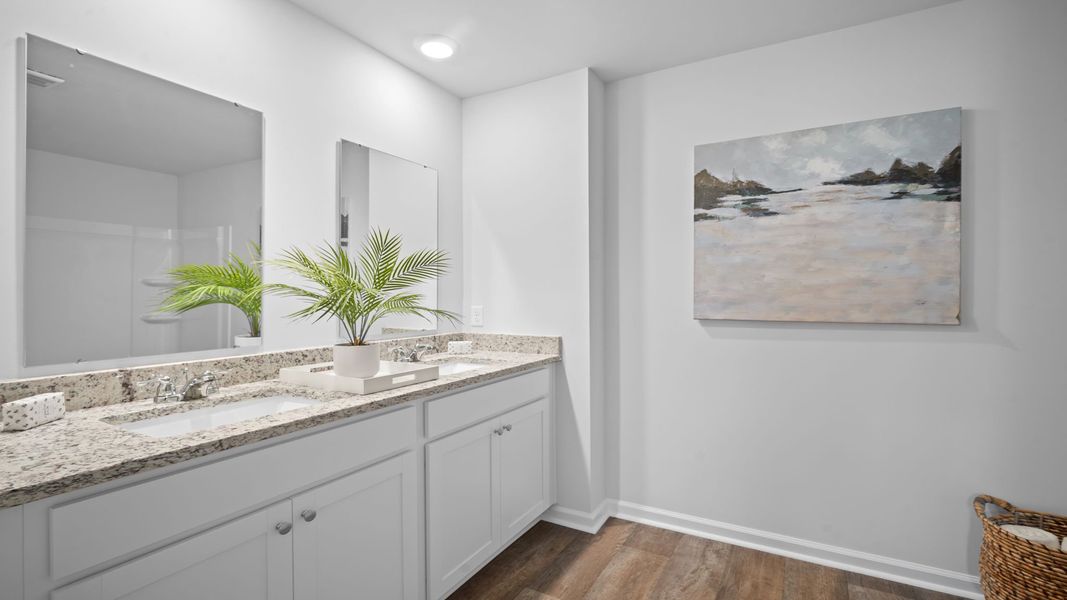 Furnished interior view inside a new home in Holly Oaks, Statesboro (Image 32).