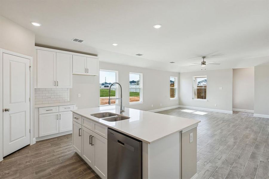 Furnished interior view inside a new home in Venetian, Weston (Image 6).