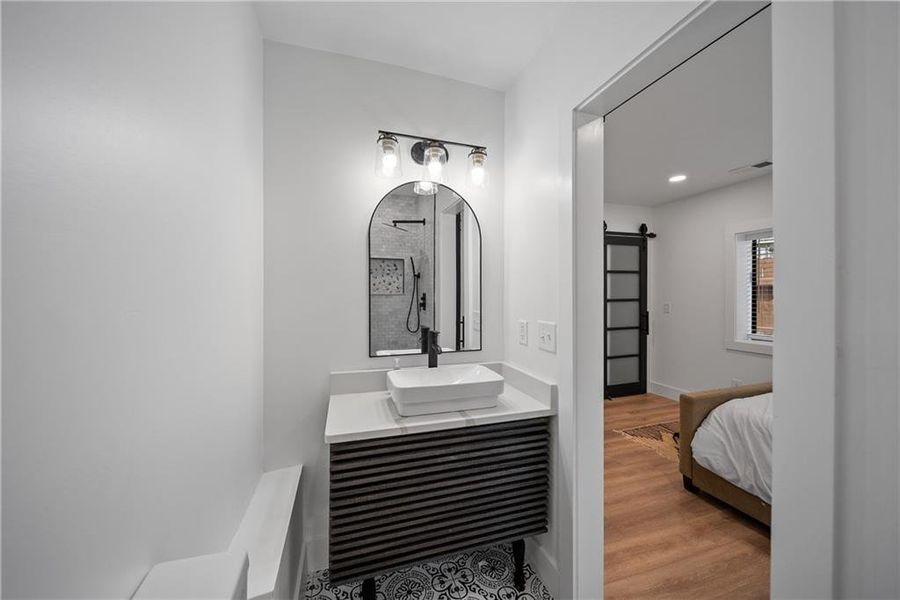 Furnished interior view inside a new home in , Atlanta (Image 4).