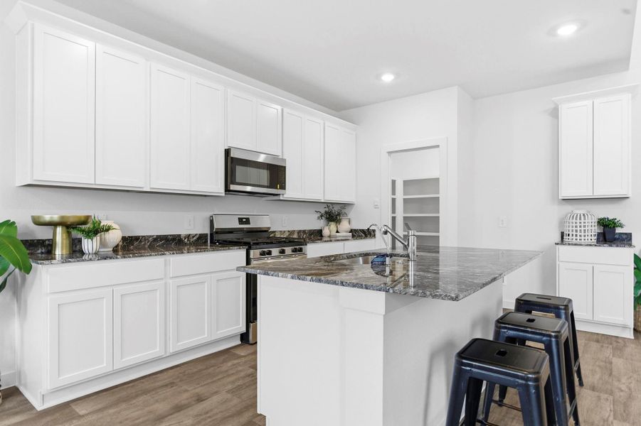 Furnished interior view inside a new home in Evergreen, Rosenberg (Image 14).
