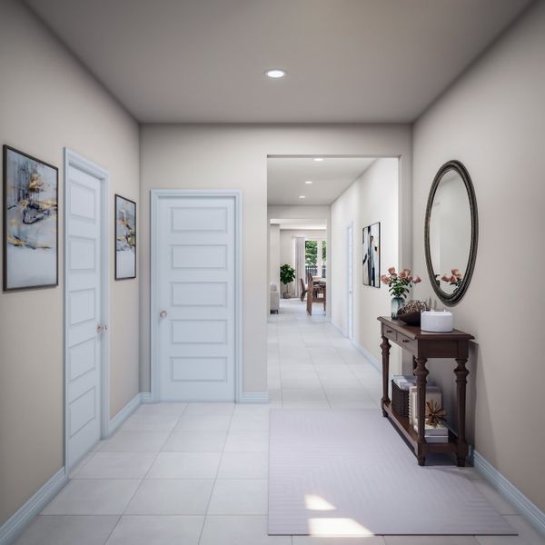 Furnished interior view inside a new home in Mason Woods, Cypress (Image 13).