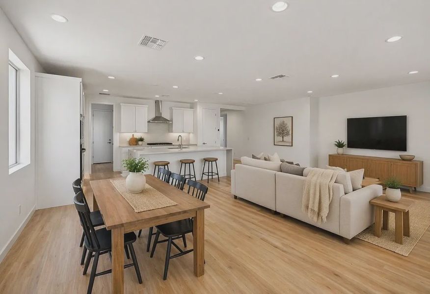 Great Room Virtually Staged - 3 of 15