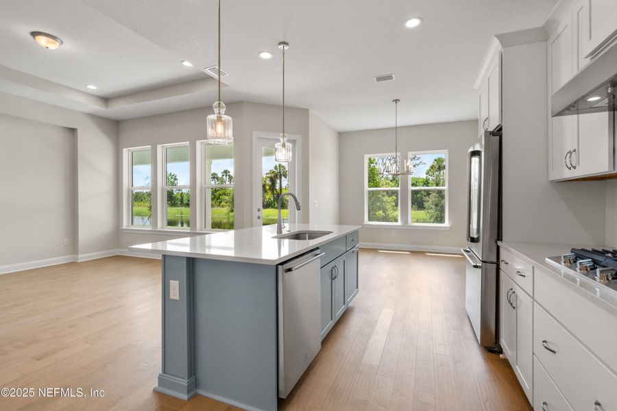Furnished interior view inside a new home in Madeira, St. Augustine (Image 5).
