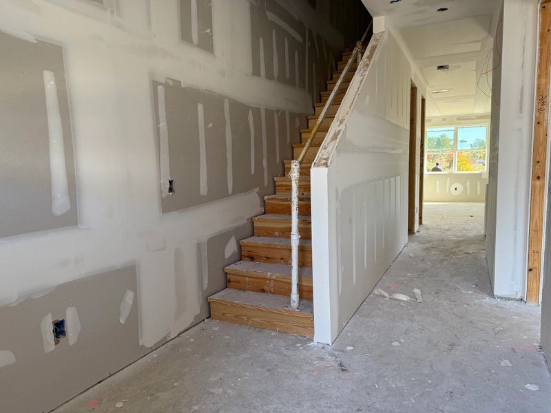 Front entry into foyer