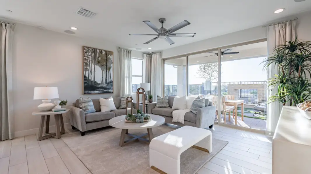 Furnished interior view inside a new home in The Villas at Mystic, Peoria (Image 5). Furnished interior view inside a new home in The Villas at Mystic, Peoria (Image 5).