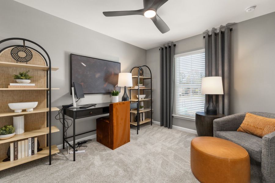 Furnished interior view inside a new home in Flemingfield, Greensboro (Image 11).