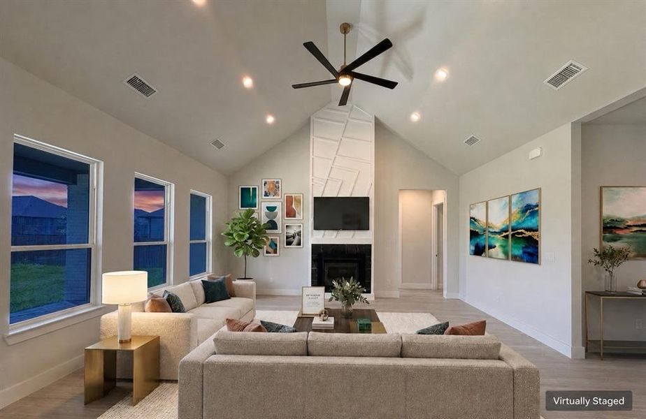 Furnished interior view inside a new home in , Forney (Image 3).