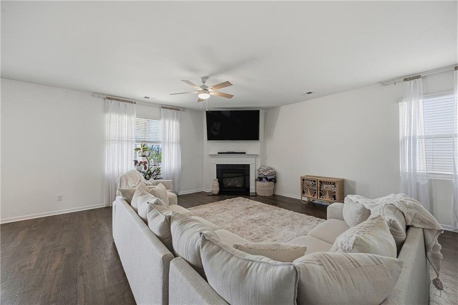 Furnished interior view inside a new home in The Enclave at Flat Rock Hills, Stonecrest (Image 7).
