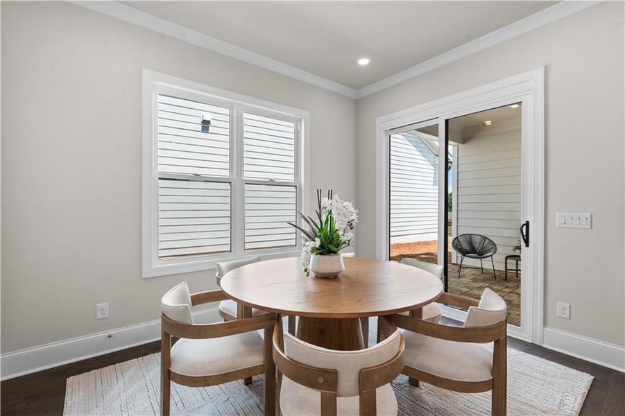 Furnished interior view inside a new home in Aberdeen, Hoschton (Image 31).