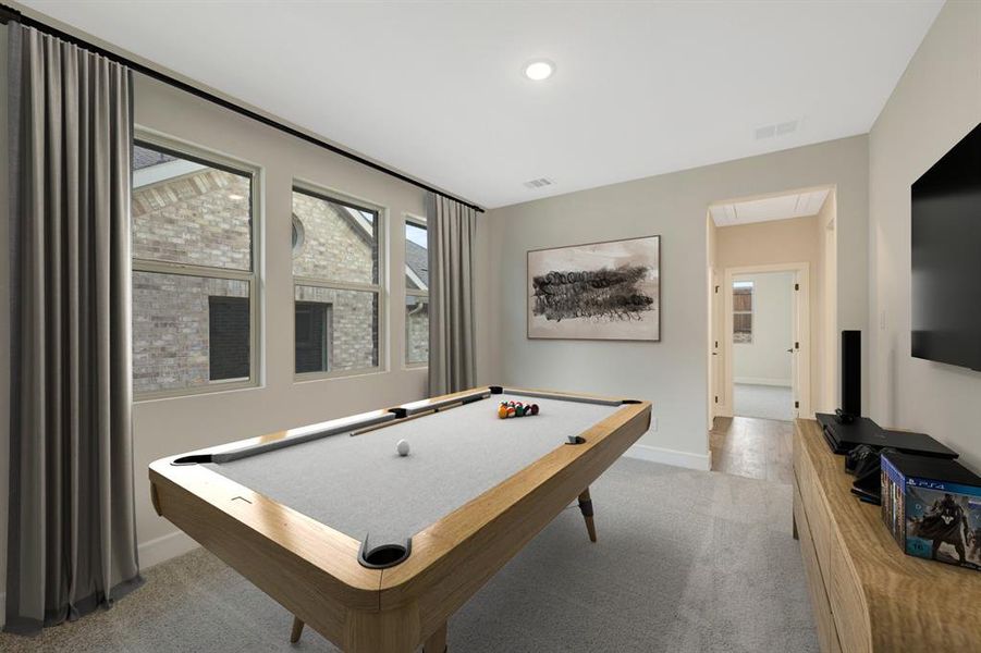 Furnished interior view inside a new home in Elevon, Lavon (Image 22).