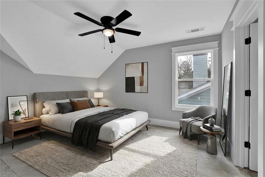 Furnished interior view inside a new home in , Holly Springs (Image 7).