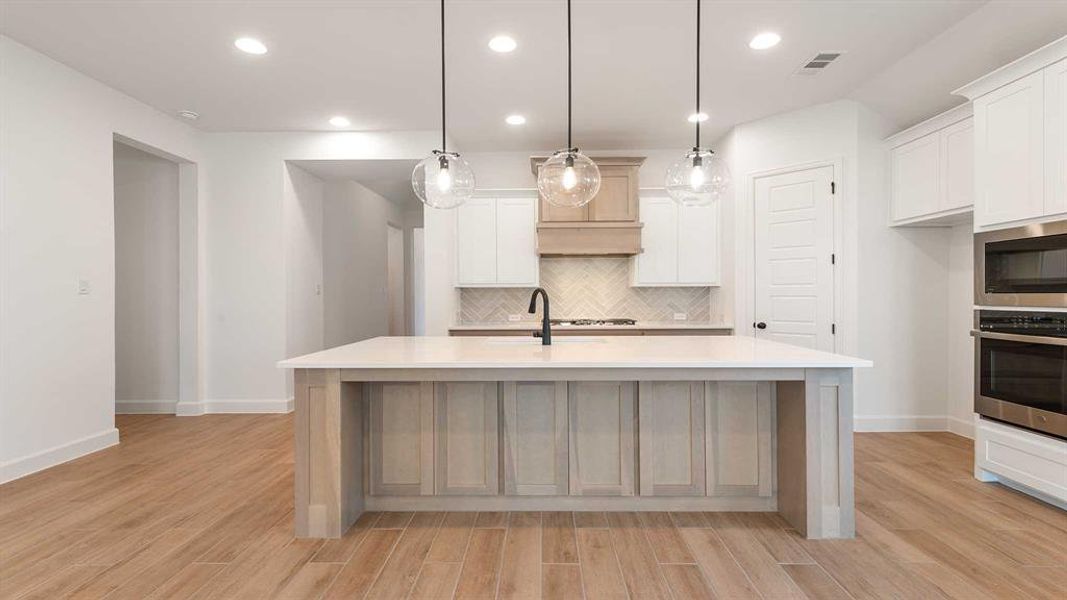 Furnished interior view inside a new home in North Sky 55', Celina (Image 10).