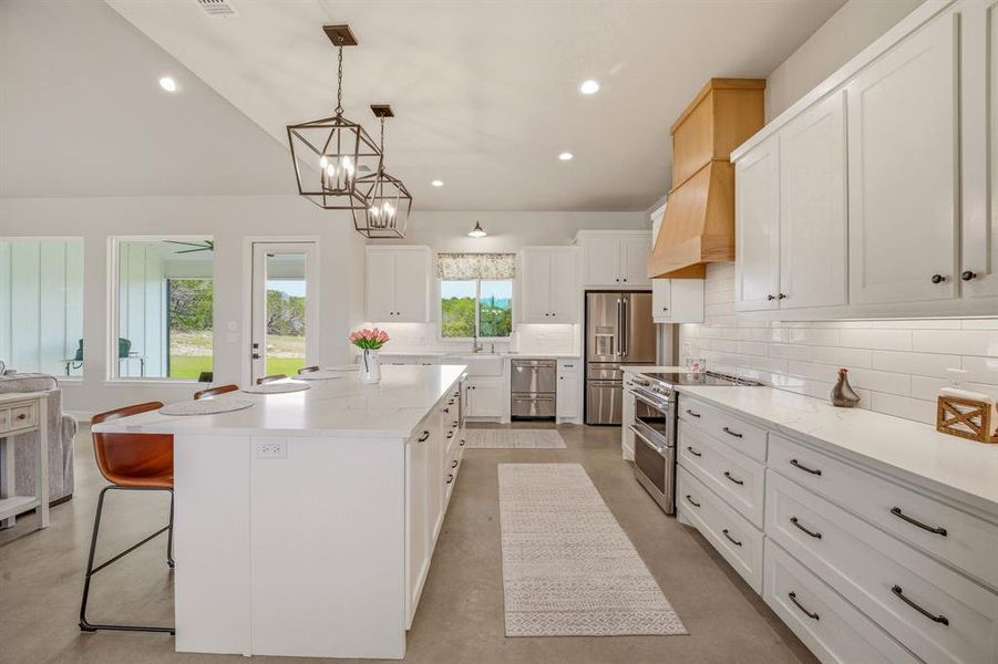 Furnished interior view inside a new home in , Bluff Dale (Image 8).