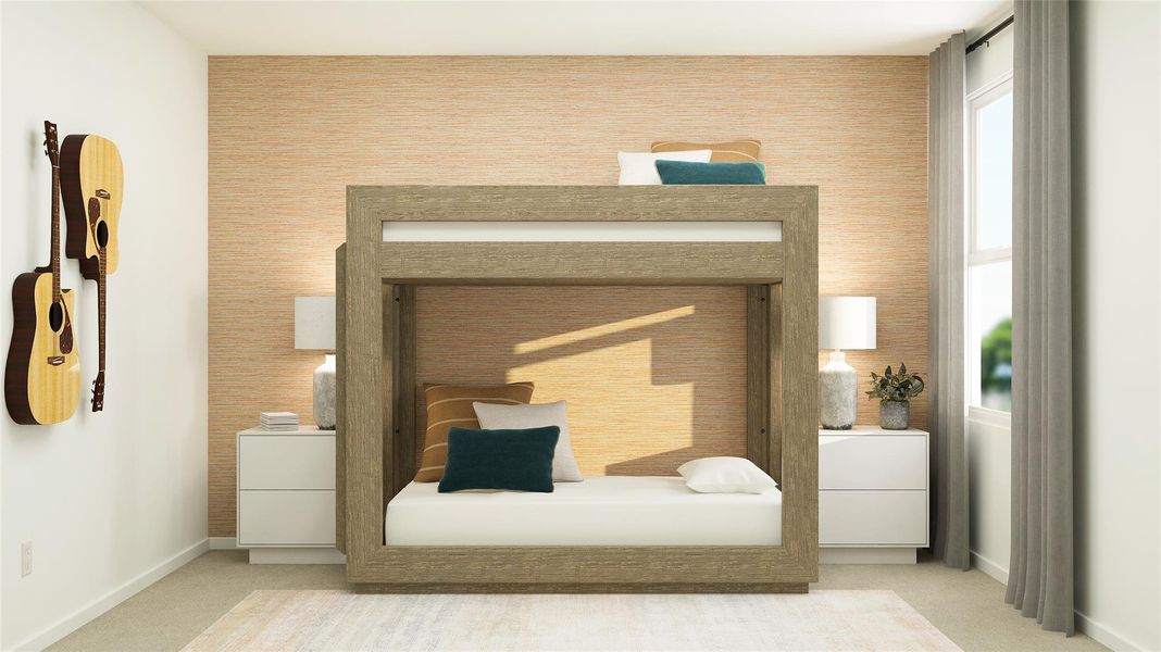 Furnished interior view inside a new home in Rancho Del Cielo, Jarrell (Image 26).