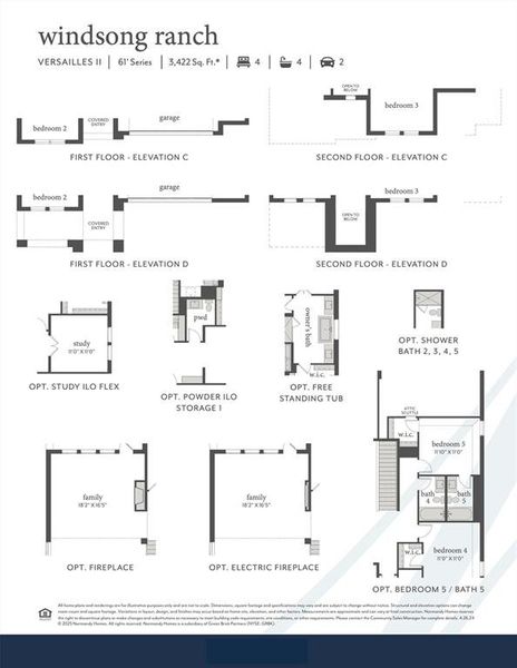 This dream home features elevation B, optional powder room, electric fireplace, study and so much more!