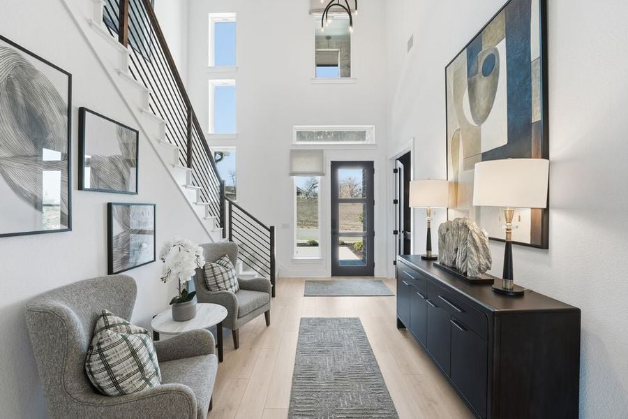 Representative furnished interior of a home built from the Mesa by Taylor Morrison in Silverleaf 60s, Cedar Creek (Image 22).
