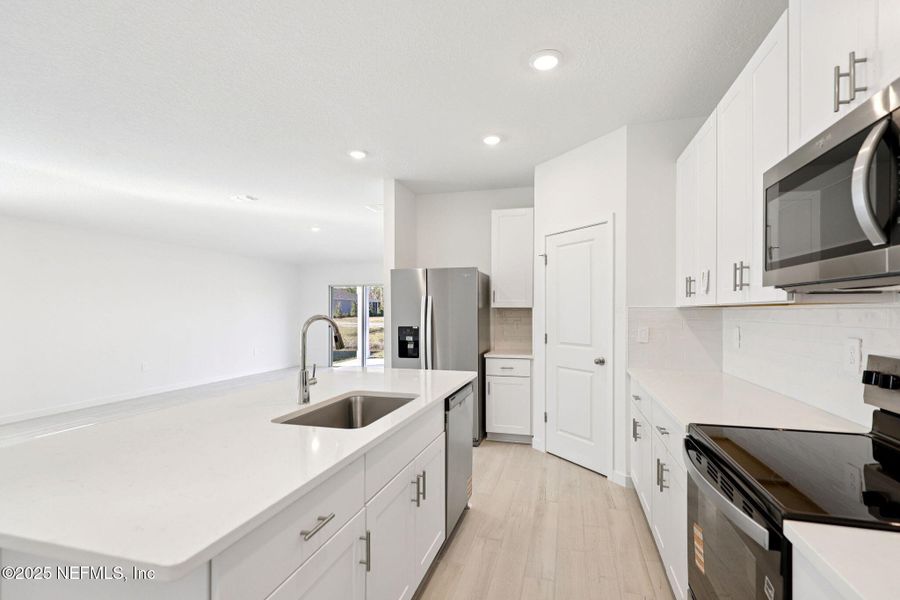 Furnished interior view inside a new home in , Jacksonville (Image 12).