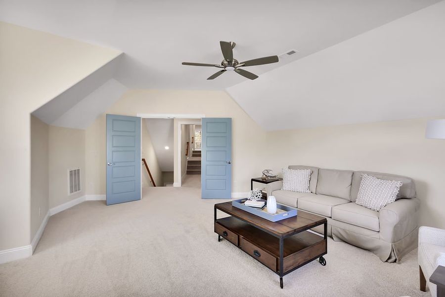 Furnished interior view inside a new home in Compass Pointe, Leland (Image 41). Furnished interior view inside a new home in Compass Pointe, Leland (Image 41).