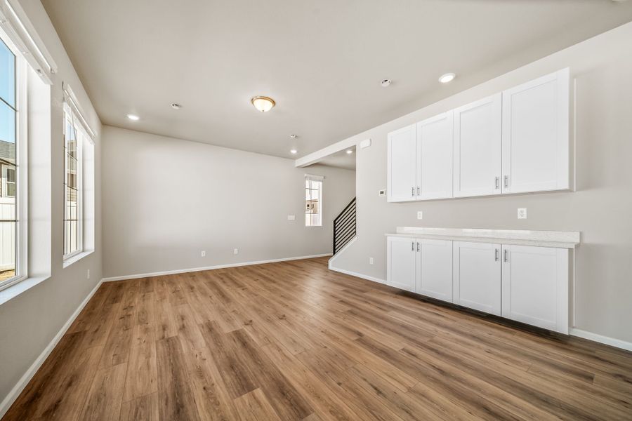 Spacious, unfurnished interior of a new home in Muegge Farms, Bennett (Image 16). Spacious, unfurnished interior of a new home in Muegge Farms, Bennett (Image 16).