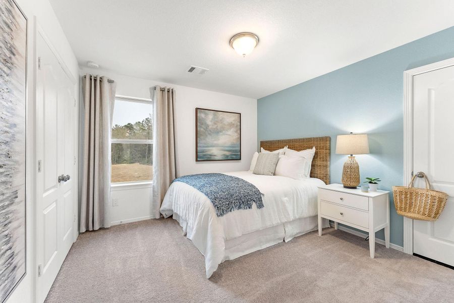Furnished interior view inside a new home in Valor Park, Bay City (Image 6).