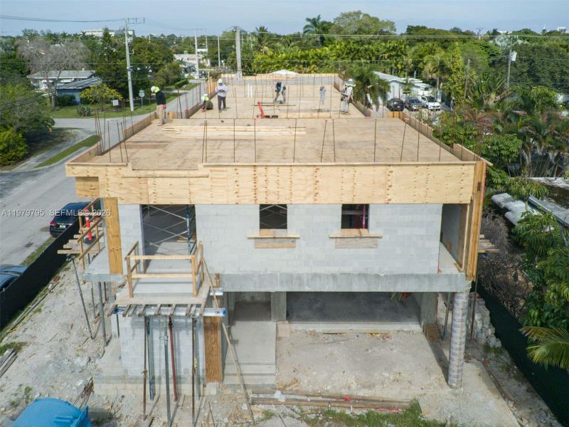 In-progress construction of a new home in , Oakland Park, FL (Image 16).