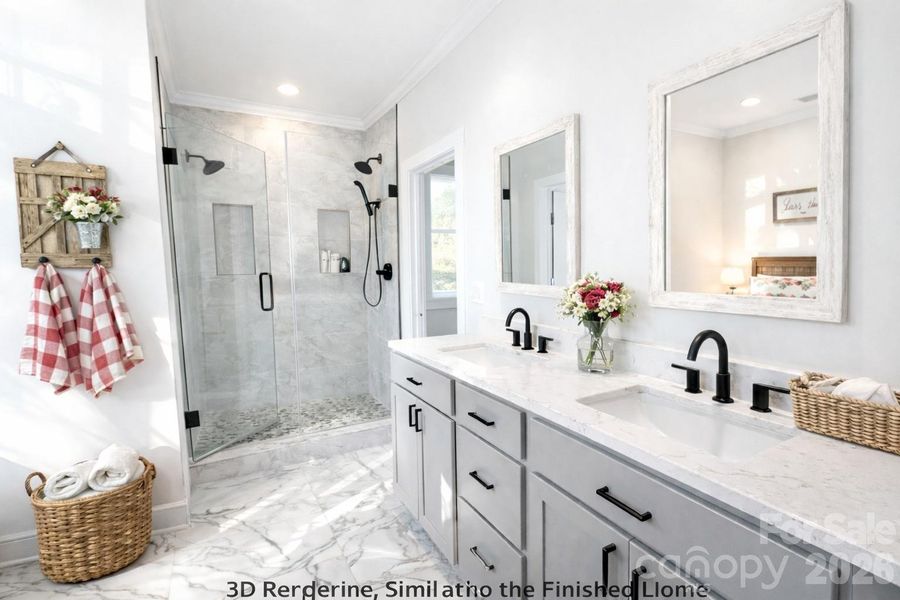 Furnished interior view inside a new home in , Lancaster (Image 20).