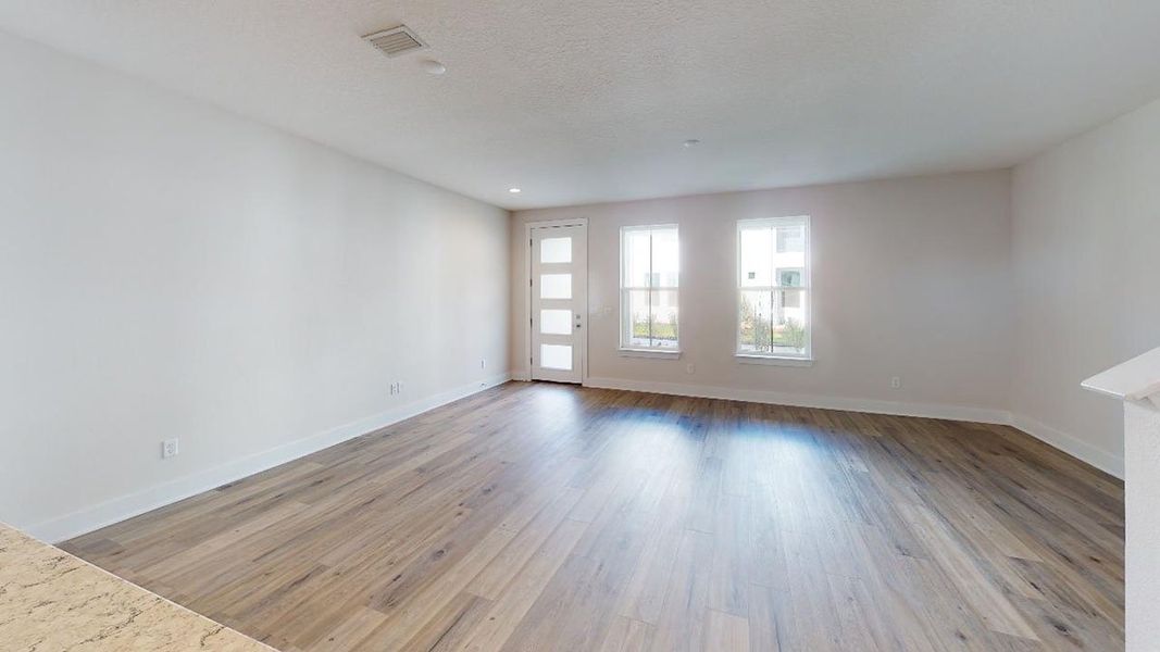 Representative unfurnished interior of a home built from the Deleon - D - Townhome Series by ICI Homes in West End at Town Center, Ponte Vedra (Image 14).