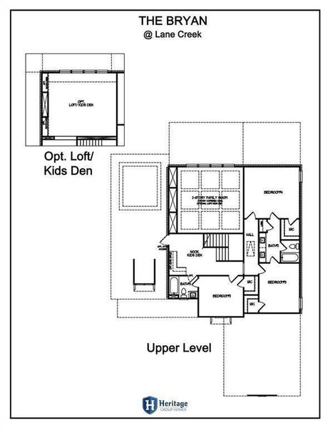 2D floor plan layout of this home in , Bishop, GA (Image 6).