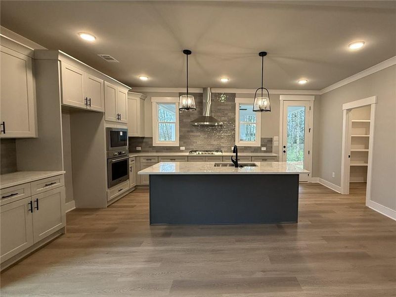 Furnished interior view inside a new home in , Monroe (Image 7).