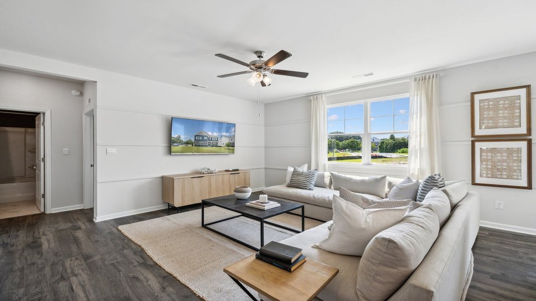 Representative furnished interior of a home built from the Hayden by D.R. Horton in Tooley Harbor, Elizabeth City (Image 9).
