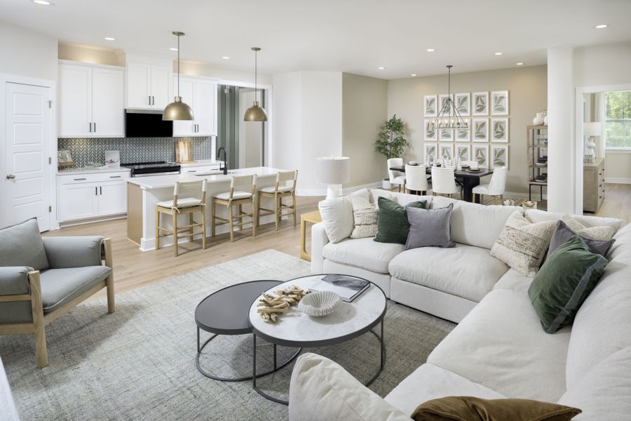 Representative furnished interior of a home built from the Glades by Mattamy Homes in Bloom, Fuquay Varina (Image 4).