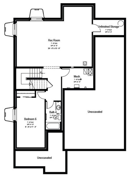 2D floor plan layout for the Sora by View Homes in Country Club Reserve – Fort Collins, Fort Collins, CO (Image 5).
