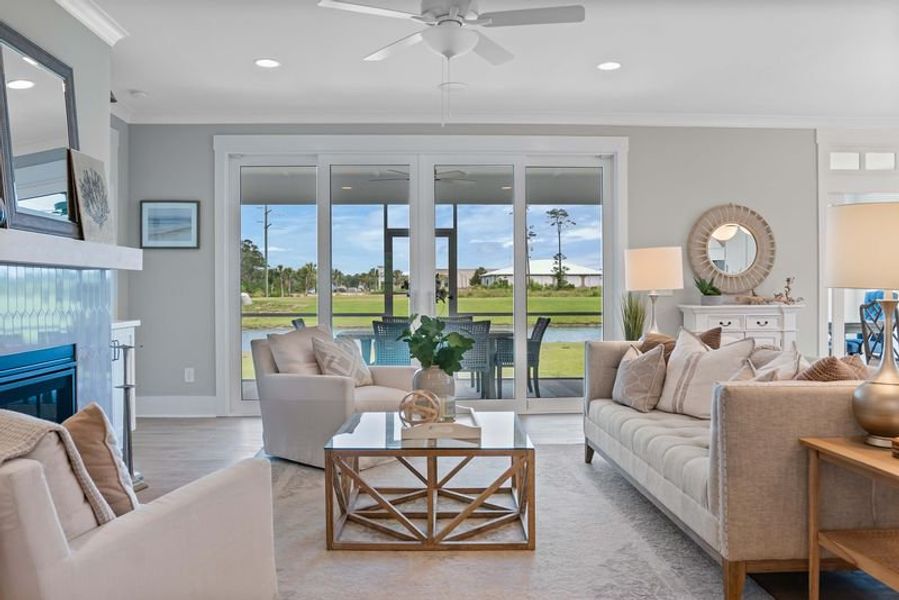 Representative furnished interior of a home built from the Ashton by Bill Clark Homes in The Sanctuary at Sunset Beach, Sunset Beach (Image 40). Representative furnished interior of a home built from the Ashton by Bill Clark Homes in The Sanctuary at Sunset Beach, Sunset Beach (Image 40).
